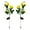 Yellow, variant on OUSITAID Solar Decorative Stake Rose Flower Lights for Yard Outdoor Porch Garden Memorial Cemetery Backyard Decor Flower Bed Decoration (2 Pack,Yellow)