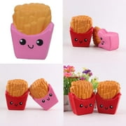 Cute Kids Cartoon French Fries Squeeze Toys Soft Slow Rebound Anti-stress Toys