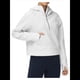 thumbnail image 3 of Sudadera con Capucha para Mujer, de Larga, Corta, con Media Cremallera y Bolsillos con Orificio para el Pulgar. XXL, 3 of 8