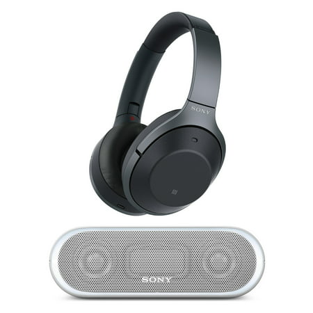 Sony Wireless Noise Cancelling Headphones (Black) with Portable Wireless