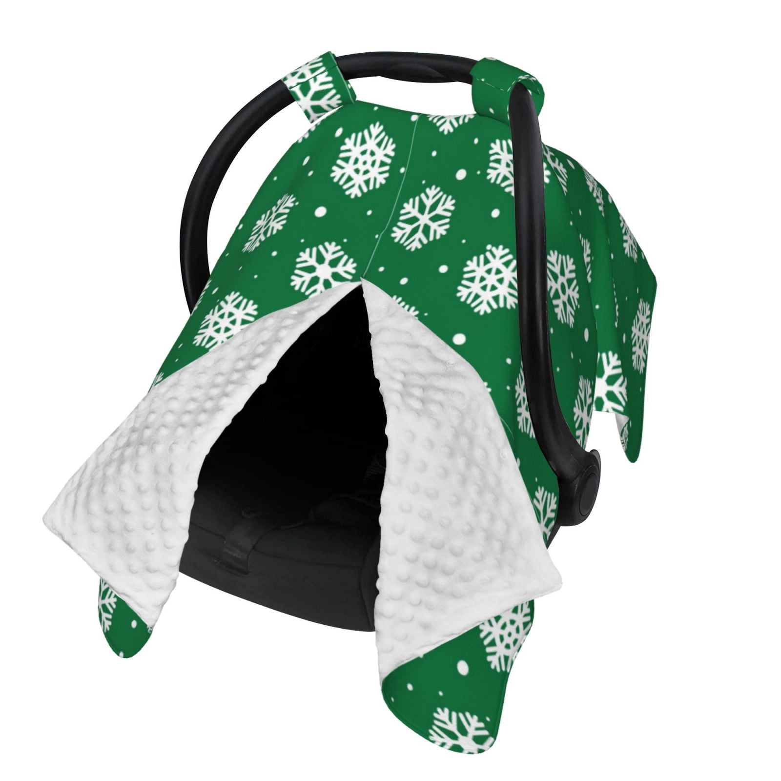 Naloa Snowflake Baby Car Seat Cover, Breathable Baby Carrier Cover, Multiuse Baby Carrier Cover & Nursing Breastfeeding Cover