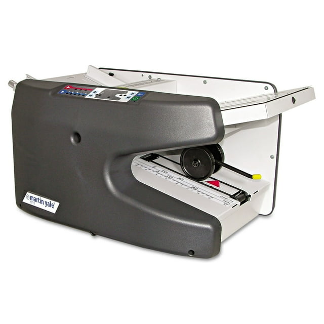 Martin Yale 1711 Ease-To-Use Paper Folding Machine, 9,000 Sheets Per Hour, Feed Tray Capacity 150 Sheets, Fold Types: Letter Fold, Half Fold, Z-Fold, Double Parallel Fold, Gate Fold, Church Fold