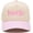 Birdie - Gingham Pink & White/Beige, variant on Two-Tone Canvas Snapback Baseball Cap - New York (Upside Down) - Pinstripe Navy/Beige