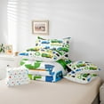 thumbnail image 6 of Castle Fairy Trash Truck Boy 7-Piece Bedding Comforter Set, King Size, Garbage Truck, Cartoon Truck, 6 of 8