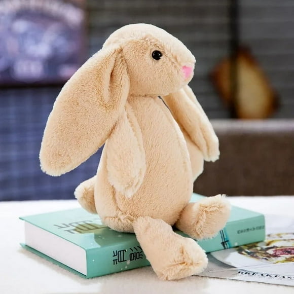 Plush Toys Long Ear Rabbit Bunny Kawaii Cartoon Animal Cute Stuffed Doll Girl Friend Birthday Gift Christmas Present Party Decor