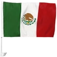 thumbnail image 1 of Bandera de México MXcarFlag 1 Pza 30x45cm Tela Poliéster Asta Plástico Coche Tricolor VentDepot, 1 of 1