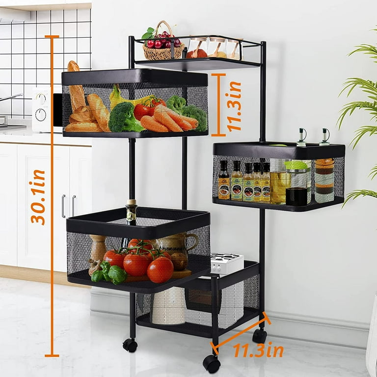 Rotating shelf 2025 organiser