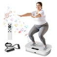 thumbnail image 1 of COOLHUT vibrating plate exercise machine ,Physical exercise wave vibrating plate,Used for weight loss,Shaping,Conditioning, White, 1 of 9