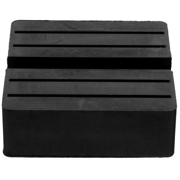 1pc Practical Jack Pad Adapter Car Lift Jack Stand Rubber Pad Stand Mat (Black)