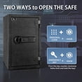 thumbnail image 4 of TigerKing Large Fireproof Safe 1.8 Cu. Ft., Steel Digital Safe Box with Keypad and Keys for Home, Office, Business, 4 of 8