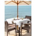 thumbnail image 2 of Outdoor Tablecloth with Umbrella Hole and Zipper, Birds Square Table Cloth 60x60 Inch Waterproof Tablecloth, Watercolor Bird Vintage Picnic Table Cover for Patio Camping, 2 of 7