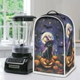 thumbnail image 5 of Yuyamidu Black Cat Blender Cover Spillproof Coffee Maker Cover Multi Cooker Mixer Covers Pumpkin Kitchen Decorations for Blender Food Processor juicer, Halloween Decor, 5 of 6