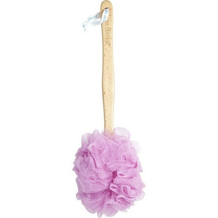 SPA ACCESSORIES by Spa Accessories , NET SPONGE STICK (BEECH WOOD) - PINK -