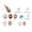 Assorted/Champagne Bottle Kit - 90 Pieces, variant on Restaurantware-Balloonify Balloon Garland Set, 1 Party Decoration Kit - 120 Balloons, With Chain, Navy, White, & Silver Latex Balloon Arch Kit, Includes Glue Dots