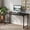 Black, variant on Kelno 31" Small Computer Desk Home Office Desk Writing Study Table with Sturdy Metal Frame, Rustic Brown