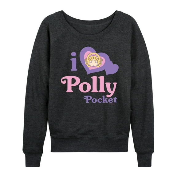 Polly Pocket - I Love Polly Pocket - Women's Lightweight French Terry Long Sleeve Shirt