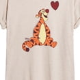 thumbnail image 3 of Winnie the Pooh - Tigger Heart Oversized Graphic T-Shirt, 3 of 5