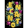 thumbnail image 2 of Boy's Encanto Floral Logo  Graphic Tee Black Small, 2 of 5