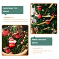 thumbnail image 5 of 72 Pcs Christmas Apples Home Decor Tree Fake Fruit Xmas Ornaments Simulation Pendant Decorations, 5 of 6