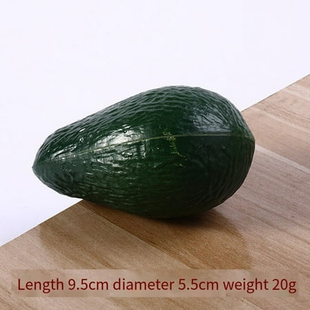 

DAMIFU Simulated plastic pvc fruit decorative ornament model artificial fruit avocado