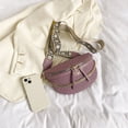 thumbnail image 3 of Sac de Poitrine pour Femmes Bandoulière Réglable Sacoche Couleur Unie Pochette Féminine, 3 of 10