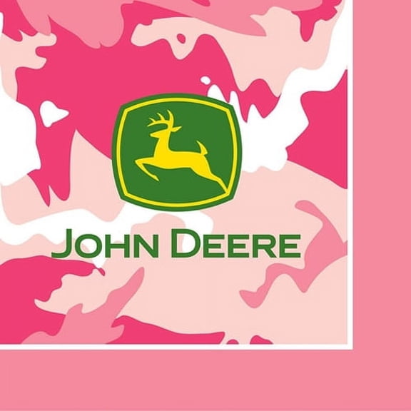 John Deere Pink Camouflage Lunch Napkins (16ct)