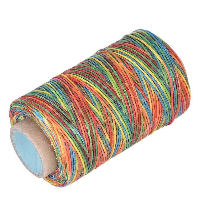 Cordón De Cuero Para Collar Cordón De Hilo De Coser De Cuero Encerado 250 Metros Kit De Herramientas De Bricolaje Artesanal De Cuero 150D Para Coser A Mano Y A Máquina(#5) EOTVIA NO