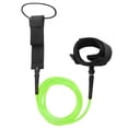 thumbnail image 2 of Graflsoa 9ft Surfboard Leash with Green & White Core, Flexible Nylon Rope, 7mm Diameter, Stainless Steel & TPU Material, 2 of 6
