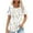 White, variant on Lumivie Off The Shoulder Tops For Women Summer White Tshirts Shirts For Women Short White Blouses For Women Dressy Tank Womens T Shirts Loose Fit Cotton