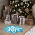 thumbnail image 3 of Winter Snowflake Door Mat | 26.4" Large Non Slip Washable Welcome Rug | Christmas Holiday Entrance Indoor Outdoor Decorative Floormat | 1 Pack | Soft Durable, 3 of 6