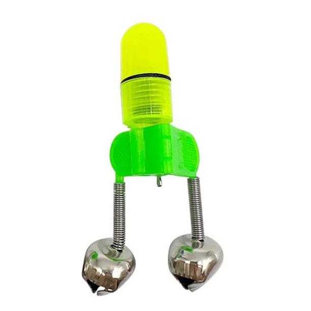 Alarma De Mordida Para Pesca Con Luz LED Y Sonido | Sensibilidad Ajustable | Clip Universal Para Cañas | Resistente Al Agua