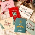 thumbnail image 2 of Tarjetas de Felicitación de Feliz Navidad, sobres de papel Kraft, tarjetas de papel en blanco personalizadas, tarjetas de invitación de Navidad para invitados, 10 piezas por juego, 2 of 4