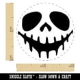 thumbnail image 2 of Spooky Skeleton Smile Face Halloween Self-Inking Rubber Stamp Ink Stamper - Dry Pad (No Ink) - Mini 1/2 Inch, 2 of 7
