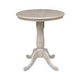 thumbnail image 4 of International Concepts 30" Round Pedestal Gathering Height Table with 2 Emily Counter Height Stools, 4 of 5