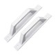 thumbnail image 1 of 2Pcs Aluminium Alloy Art Industrial Style Handle Bar Pull Handle Practical Grab Handle for Gate Cabinet Shed Door with Screwings(White), 1 of 4