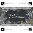 thumbnail image 5 of Apache Mills Fashionables Deluxe Patricia Dark Botanical Indoor/Outdoor Doormat, 1.5' x 2.5', 5 of 5