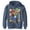Navy Blue Heather, variant on Boy's Nintendo Mario and Luigi  Pull Over Hoodie Navy Blue Heather Small