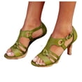 thumbnail image 5 of Adecuado para múltiples escenarios, sandalias de tacón alto de gran tamaño para mujer, sandalias de verano, sandalias para mujer, 5 of 5