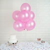 Efavormart 12" Metallic Latex Balloons Wedding Event Decorations Birthday Party Graduation New Year Eve Party Supplies- Pink-25/pk