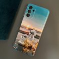 thumbnail image 5 of Cute Rabbits Sea Beach Design Printed Soft TPU Phone Case For Samsung Galaxy A14/A13/A12/A22/A23/A33/A32/A52/A53/A73/A34/A54/A51/A71/A13 5G/A04S Soft Silicone Cartoon Cover For Girls Women, 5 of 5