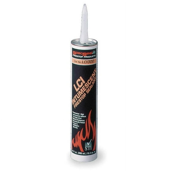 Sti Fire Barrier Sealant,10.1 oz.,Red LCI300