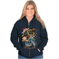 thumbnail image 4 of Betty Boop Biker Be Bold Snake Women Plus Size Zipper Hoodie Brisco Brands 2X, 4 of 5