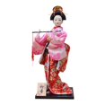 thumbnail image 1 of Muñeca kimono de geisha japonesa, estatua asiática, estatuilla de dama, decorativa, coleccionable Estilo H, 1 of 9