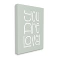 thumbnail image 3 of Stupell You Are Loved Casual Phrase Inspirational Painting Gallery Wrapped Canvas Print Wall Art, 3 of 5