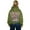 Z1-1-Green, variant on YUEHUA Hoodie Hollow Mesh Back Women's Sweatshirts Pullover Casual Long Sleeve Crystal Mesh Back Hoodie with Pocket
