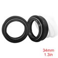 thumbnail image 4 of Soidarity Sello de polvo de horquilla delantera de bicicleta 32mm 34 35 36mm sello de polvo y anillo de espuma para Fox/Rockshox/Magura/x-fusion/Manitou Ciclismo negro 34 mm Soidarity OD1956-02, 4 of 6