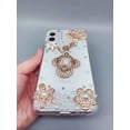 thumbnail image 4 of Compatible with iPhone 12/iPhone 12 Pro Case 3D Glitter Cartoon Mickey Mouse Bling Case Shiny Crystal Rhinestone Diamond Bumper Clear Protective Cover Designed for iPhone 12/12 Pro 6.1'', 4 of 4