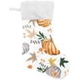 thumbnail image 2 of SKYSONIC Christmas Stocking Personalized Thanksgiving Large Candy Stocking Hanging Gift Xmas Stockings Decoration 2 PCS for Family Holiday Party Ornaments Decor Fireplace, 2 of 7