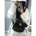 thumbnail image 4 of Mochilas dulces de dibujos animados japoneses, bolsos bonitos de camuflaje para mujer, mochilas escolares Kawaii Angel Wings JK, mochilas casuales Y2k, 4 of 5