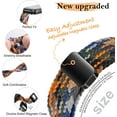 thumbnail image 4 of Magnetic Braided Stretchy Loop - Compatible with Apple Watch Band 40mm 41mm 44mm 45mm iWatch Bands Ultra/2 49mm 38mm 42mm Women Men,Elastic Woven Nylon Strap for Apple watch Series 9 8 7 6 5 4 3 2 SE, 4 of 8